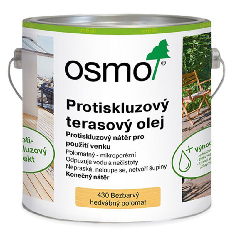 OSMO Terasový protiskluzový olej