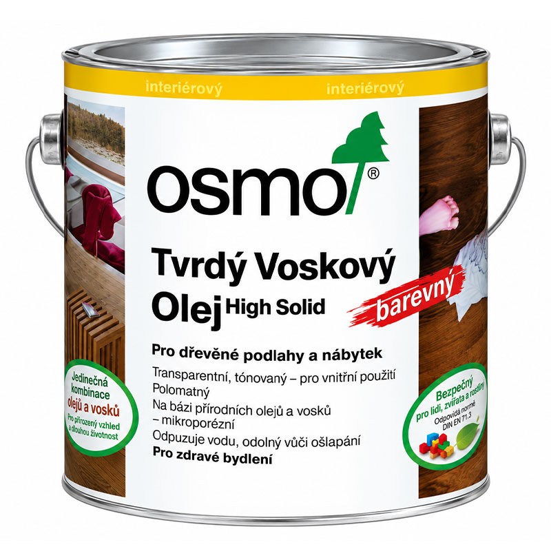 OSMO Tvrdý voskový olej barevný